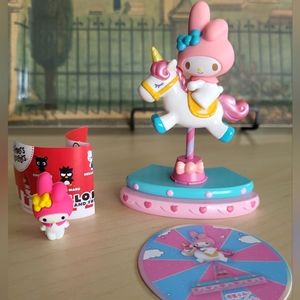 My Melody Hello Kitty Fantasy Carousel Unicorn Blind Box Top Toy